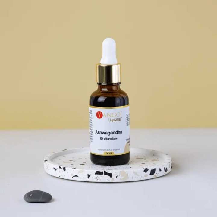 Yango Ashwagandha 10% Witanolidów Krople 30 ml