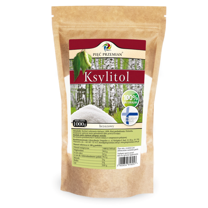 Ksylitol Pięć Przemian z Finlandii 1 kg