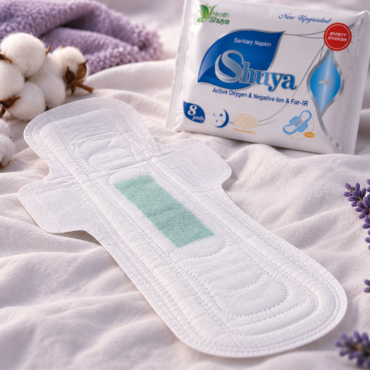 Podpaski nocne Shuya Health | Poszerzony tył podwójne skrzydełka 8 szt