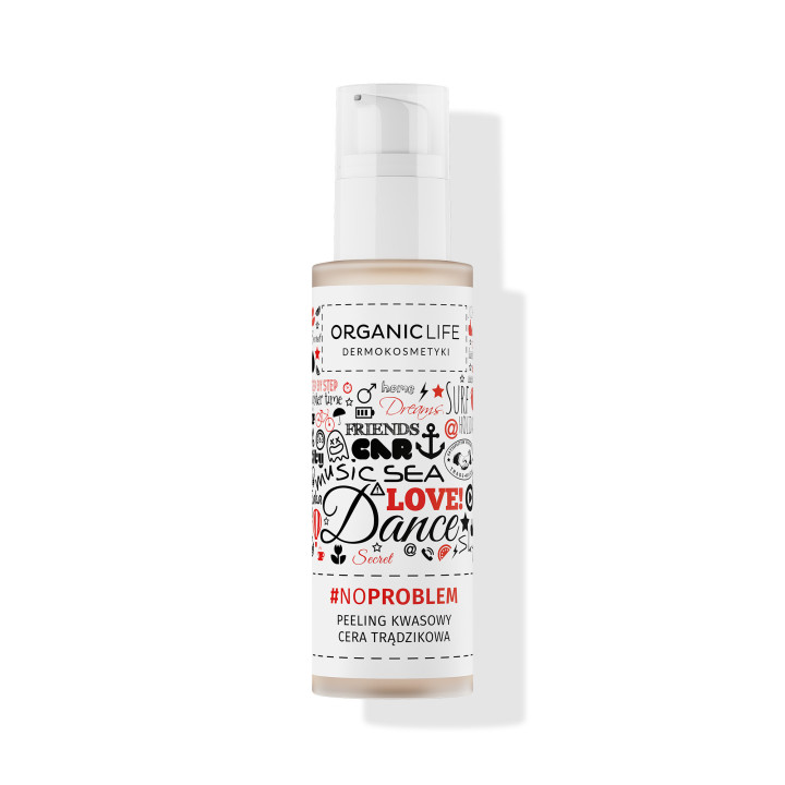 Organic Life #NOPROBLEM peeling kwasowy 30 g – cera problematyczna | zdrowysklep24.mom