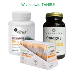 Zestaw na stawy - Kolagen 9000 mg, Boswellia i Omega-3