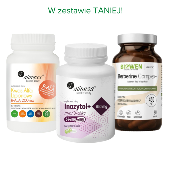 Kobiecy balans - Inozytol, Berberyna i R-ALA | Zestaw