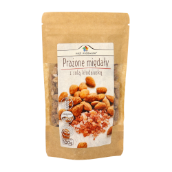 Prażone Migdały z Solą Kłodawską Pięć Przemian 100 g - Bezglutenowe