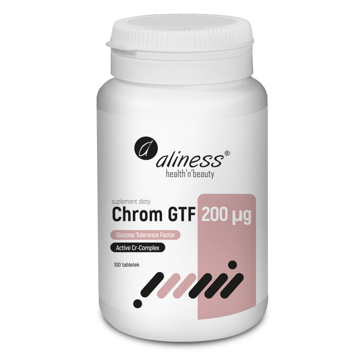 Chrom GTF Aliness 200 µg - 100 tabletek Cr-Complex
