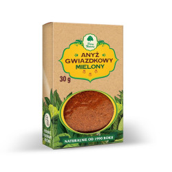 Anyż Gwiazdkowy Mielony Dary Natury 30 g
