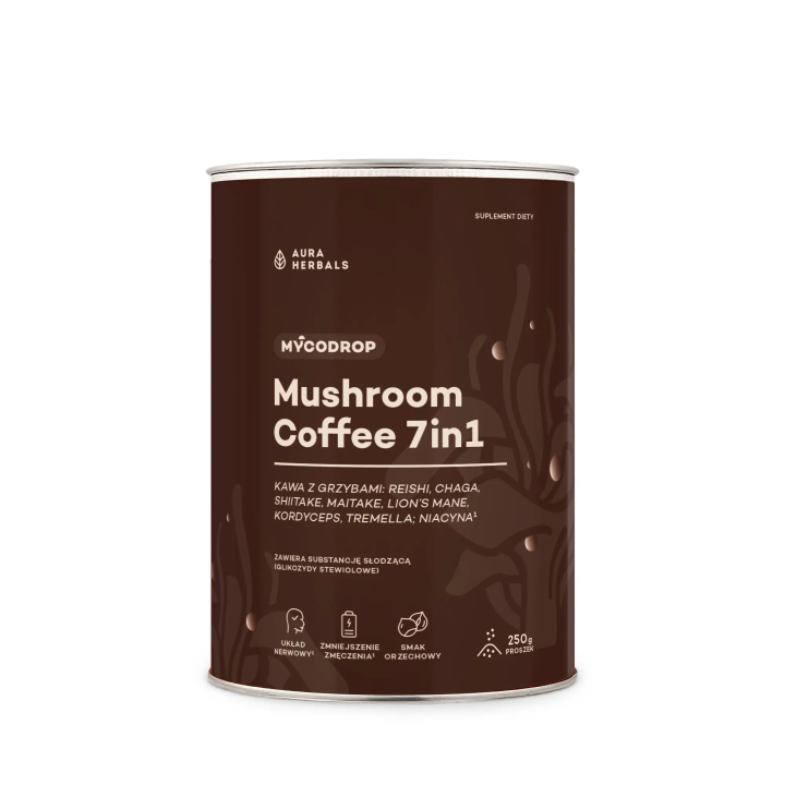 Mycodrop Mushroom Coffee 7 in 1 - Kawa z Grzybami 250 g