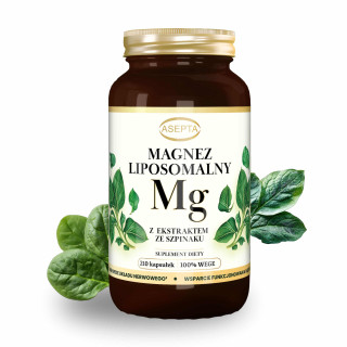 Magnez Liposomalny z Ekstraktem ze Szpinaku - VEGE