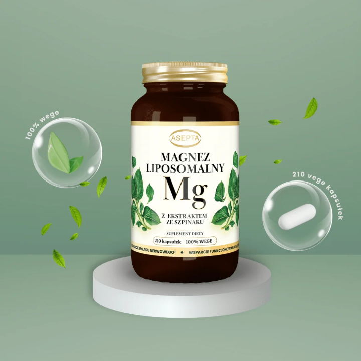 Magnez Liposomalny z Ekstraktem ze Szpinaku - VEGE