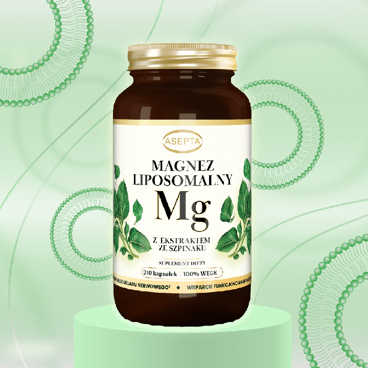 Magnez Liposomalny z Ekstraktem ze Szpinaku - VEGE