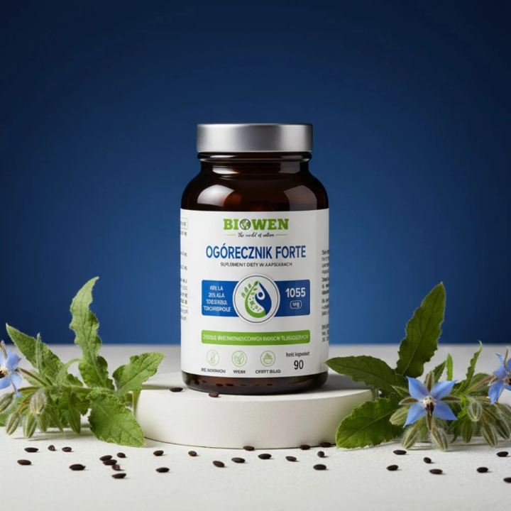 Olej z Ogórecznika Biowen 1040 mg GLA - 90 kapsułek