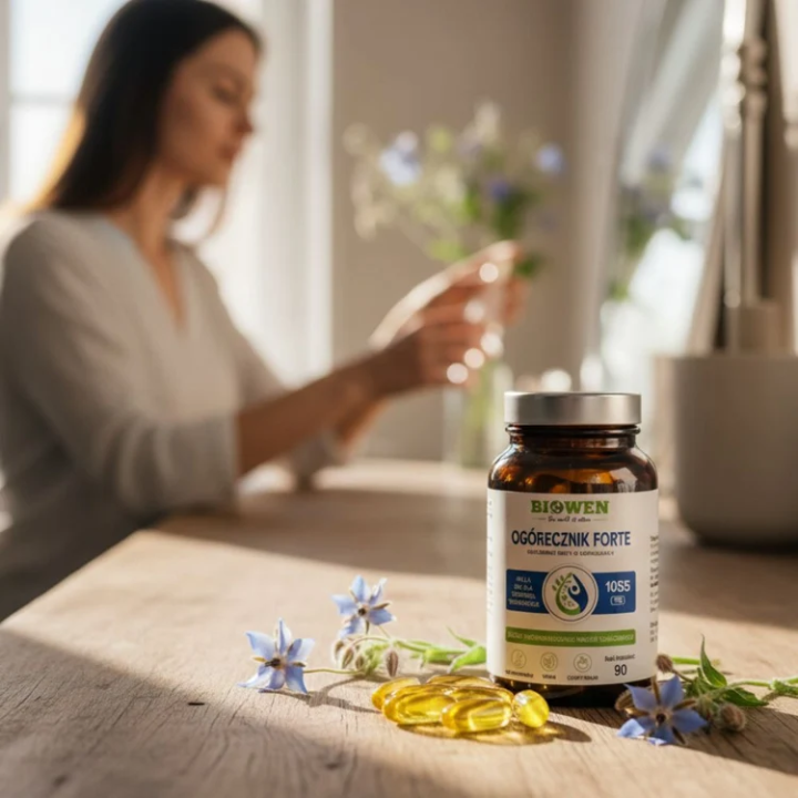 Olej z Ogórecznika Biowen 1040 mg GLA - 90 kapsułek