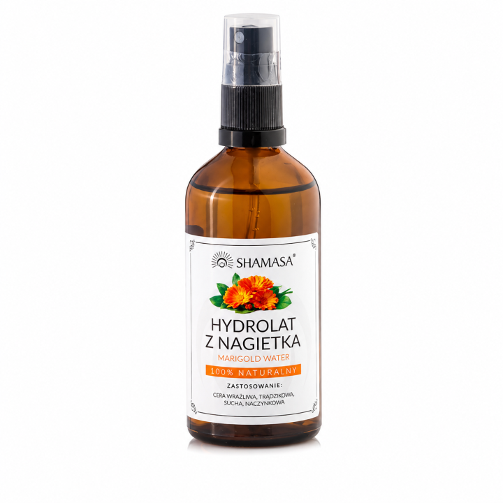 Hydrolat z Nagietka 100% Naturalny 100 ml - Cera Wrażliwa