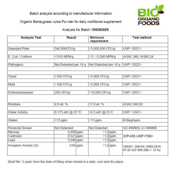 BIO Młody Jęczmień w Proszku + Shaker GRATIS – Naturalna Energia