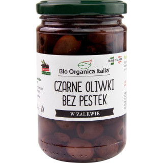 Oliwki Czarne Bez Pestek BIO 280 g - Organica Italia