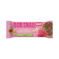 Baton Jabłko Malina z Orzechami Nerkowca Bob Snail 35 g - bez dodatku cukrów