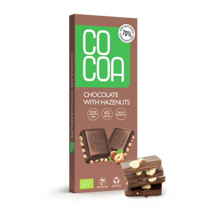 Czekolada z Orzechami Laskowymi BIO COCOA 40 g