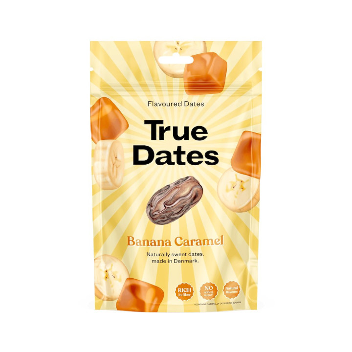 True Dates Banan & Karmel 100 g – Bez Dodatku Cukru