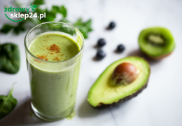 Zdrowe smoothie z dodatkiem bio chlorelli i bio spiruliny